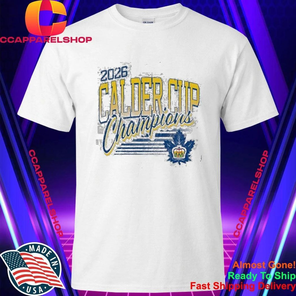 Toronto Marlies Merch 2026 Calder Cup Champs Roster Shirt