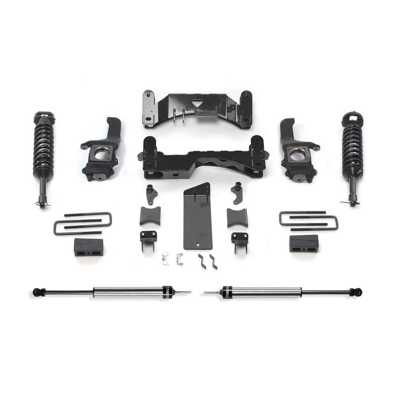Fabtech 4″ Performance Lift Kit w/Front Dirt Logic 2.5 Coilovers & Rear 2.25 Shocks for 2007-2021 Toyota Tundra 4WD w/4″ lift