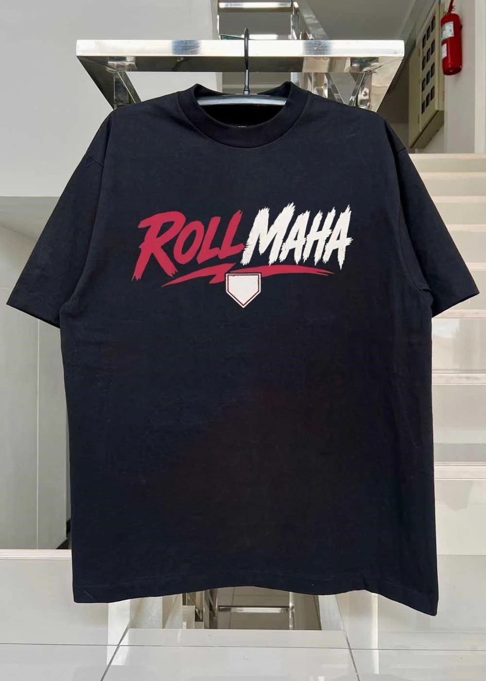 Rollmaha Baseball Home Plate Shirt