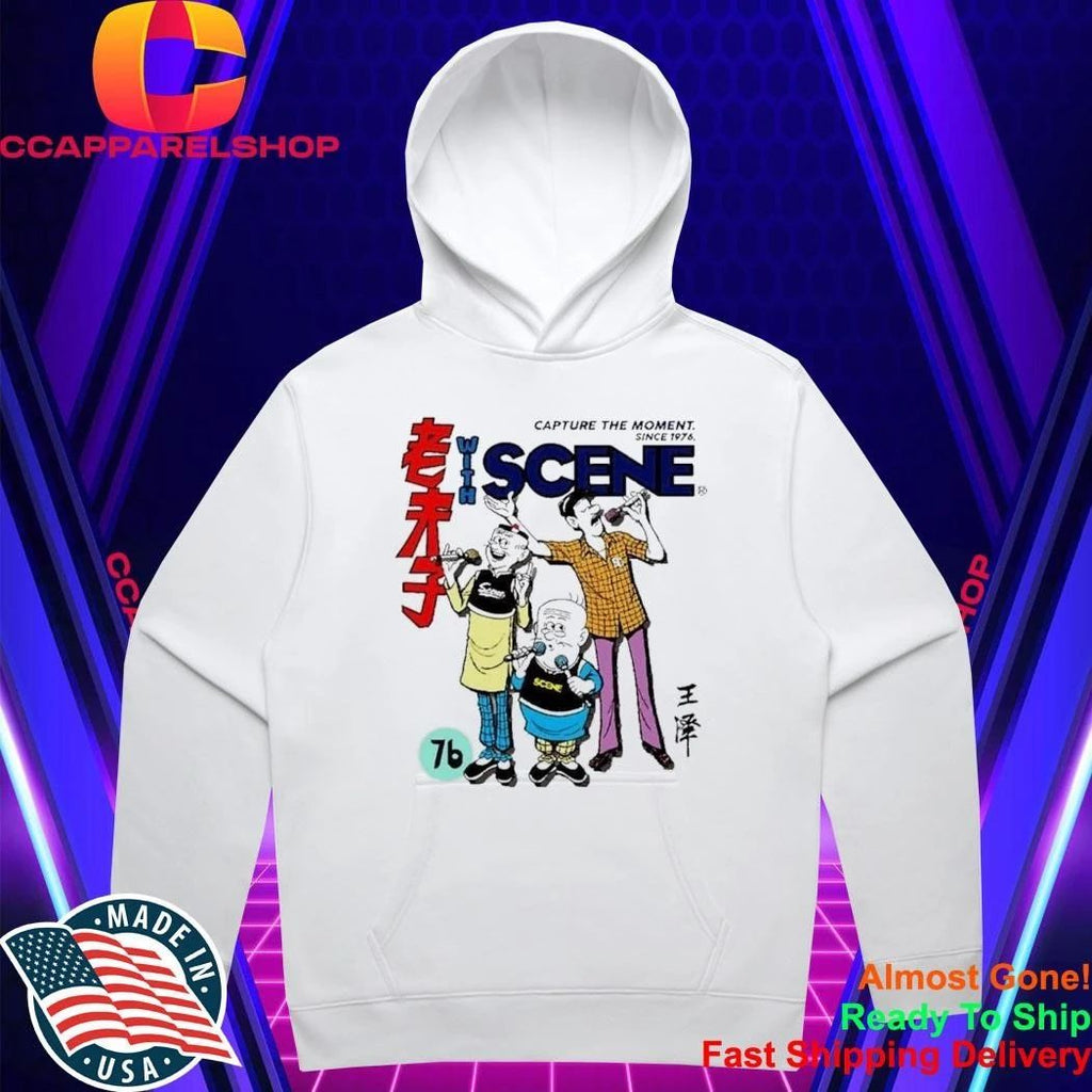 Old Master Q Cartoon Scene Capture The Moment Shirt