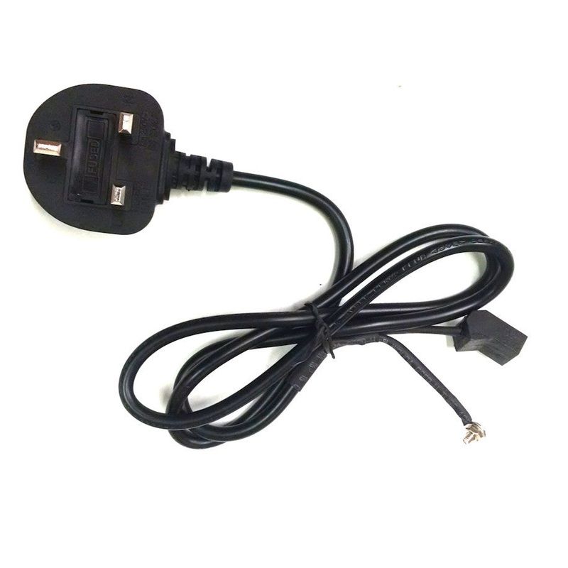 AC Power Cord for 230 Volt Fans with UK Plug – 6ft