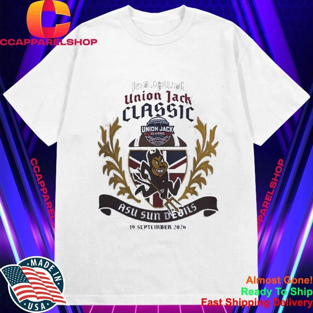 Arizona State Sun Devils Inaugural Union Jack Classic London 2026 football Shirt