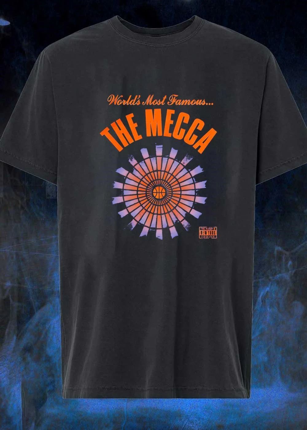 Worlds Most Famous The Mecca Madison Square Garden Ceiling Pattern Basketball T-Shirt