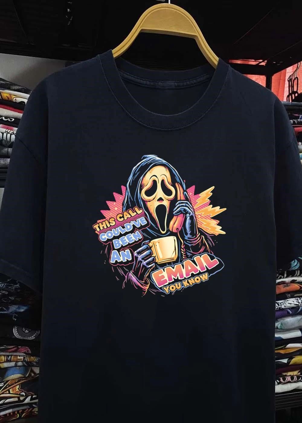Ghostface Office Humor This Call Could Have Been an Email You Know T-Shirt