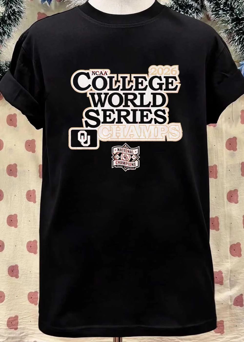 LT NCAA 2026 College World Series Champs OU National Champions shirt