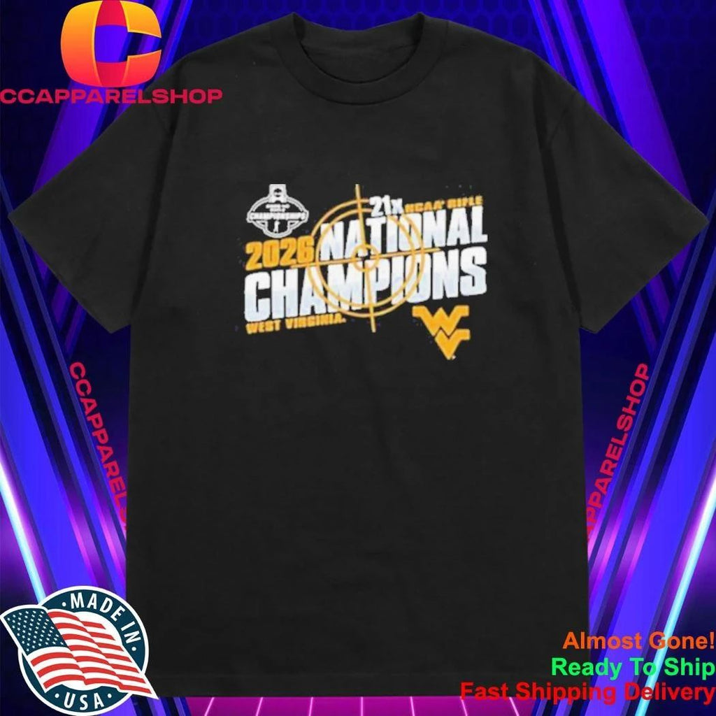 West Virginia 2026 NCAA Rifle National Champs Shirt