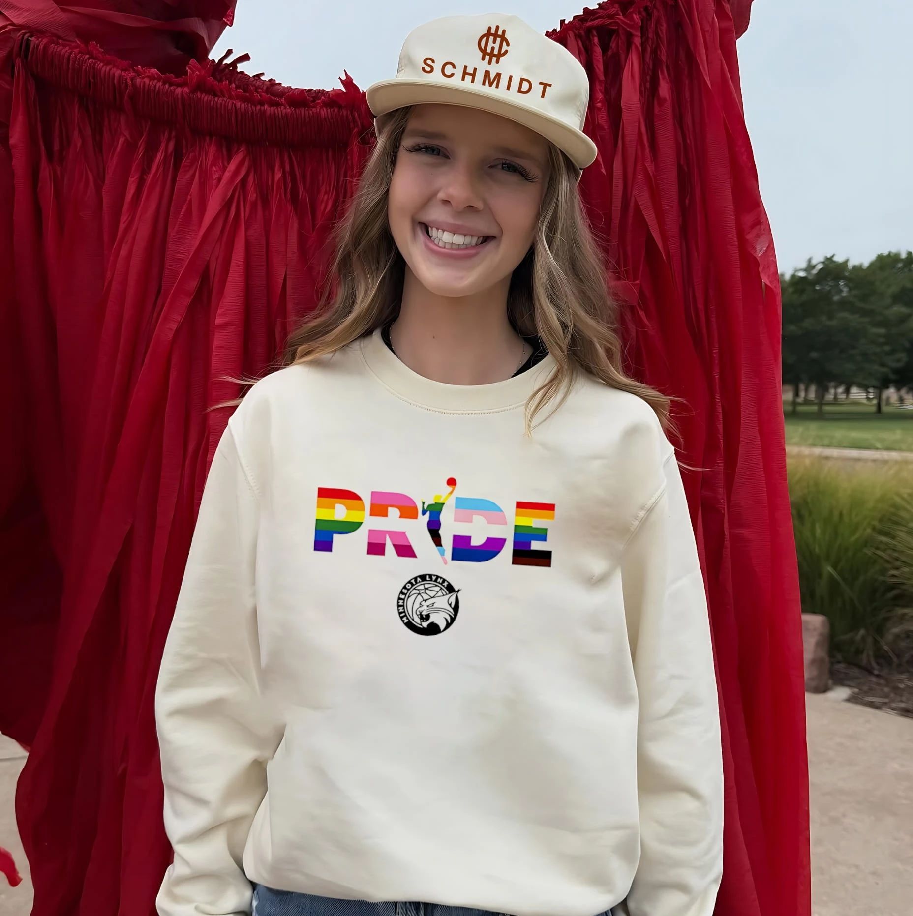 Minnesota Lynx WNBA pride stripes shirt