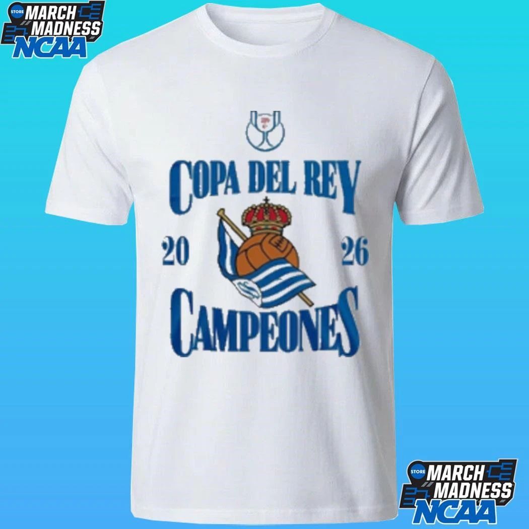 Real Sociedad 2026 Copa Del Rey Champions Shirt