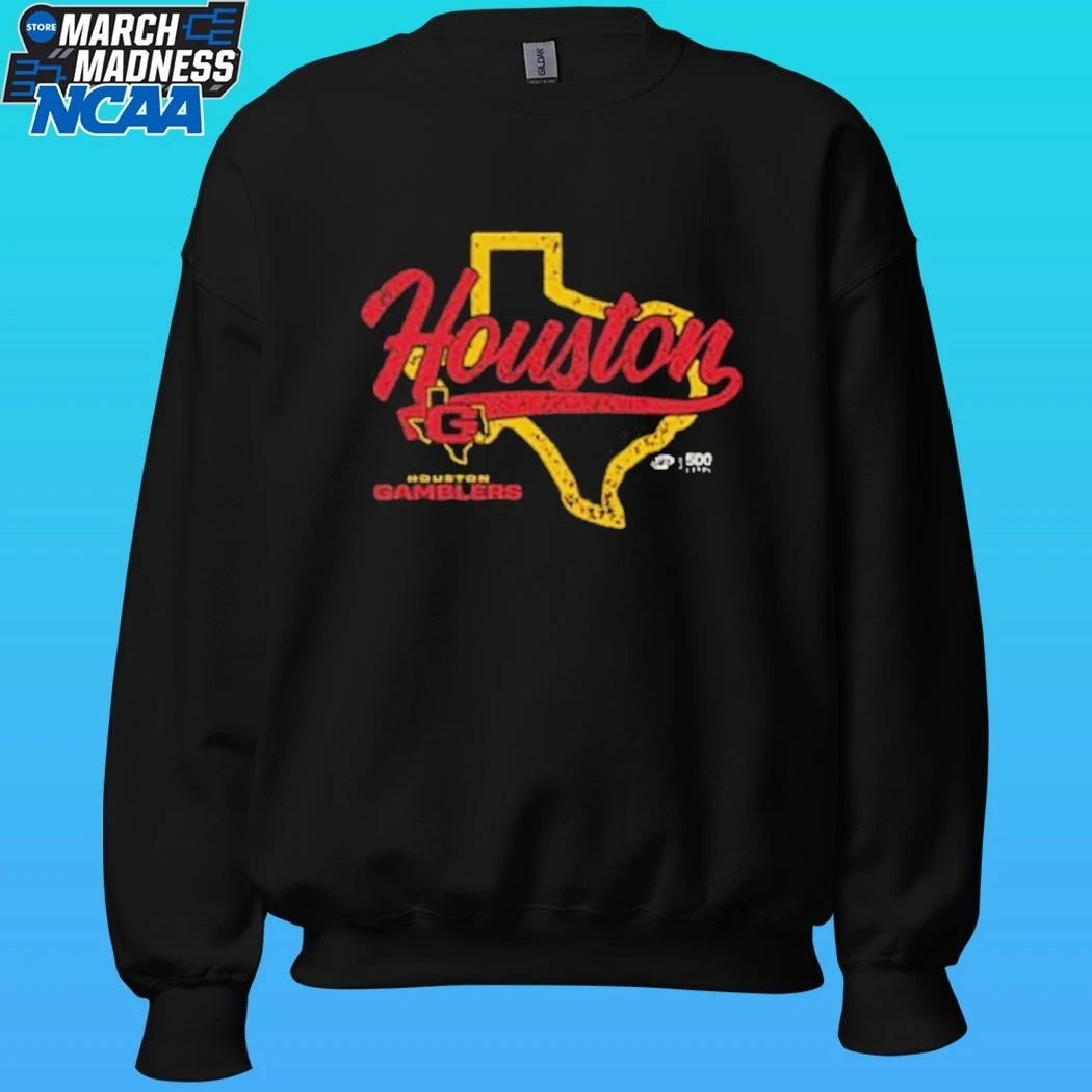 Houston Gamblers State Map Shirt