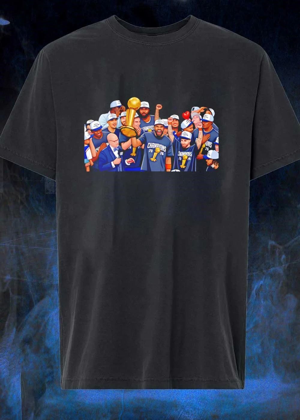 Champions 2026 NBA Finals Basketball Team Victory Celebration T-Shirt