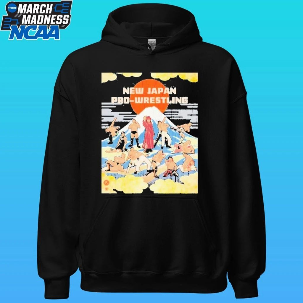 New Japan Painting Sun And Mt Fuji Shirt