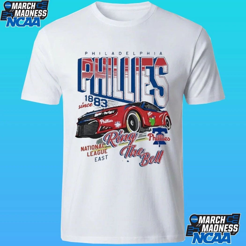 Phillie Phanatic Philadelphia Phillies 47 Racer Ring The Bell Since 1883 National League East Shirt