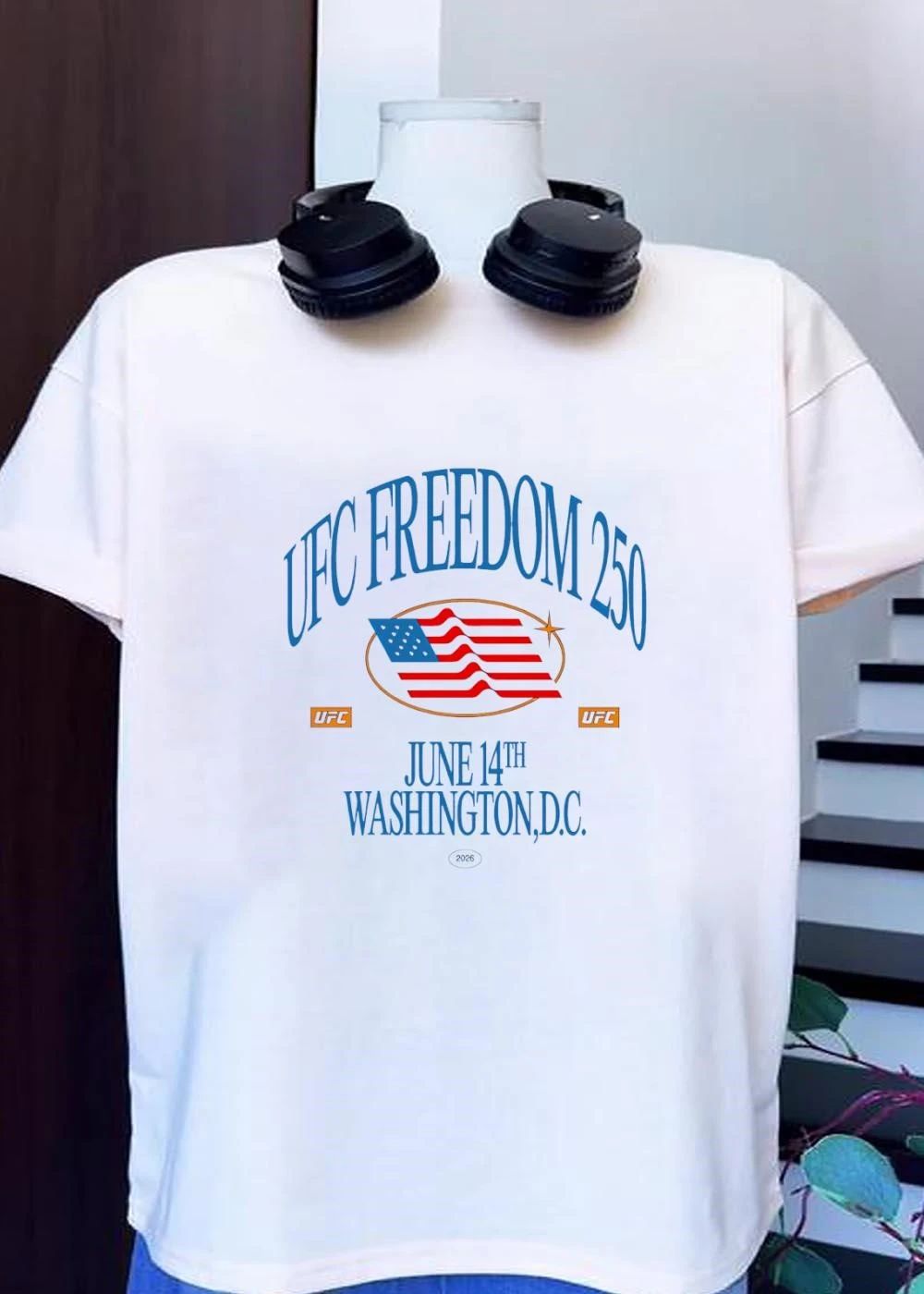 UFC Freedom 250 June 14th Washington DC 2026 Sport MMA T-Shirt