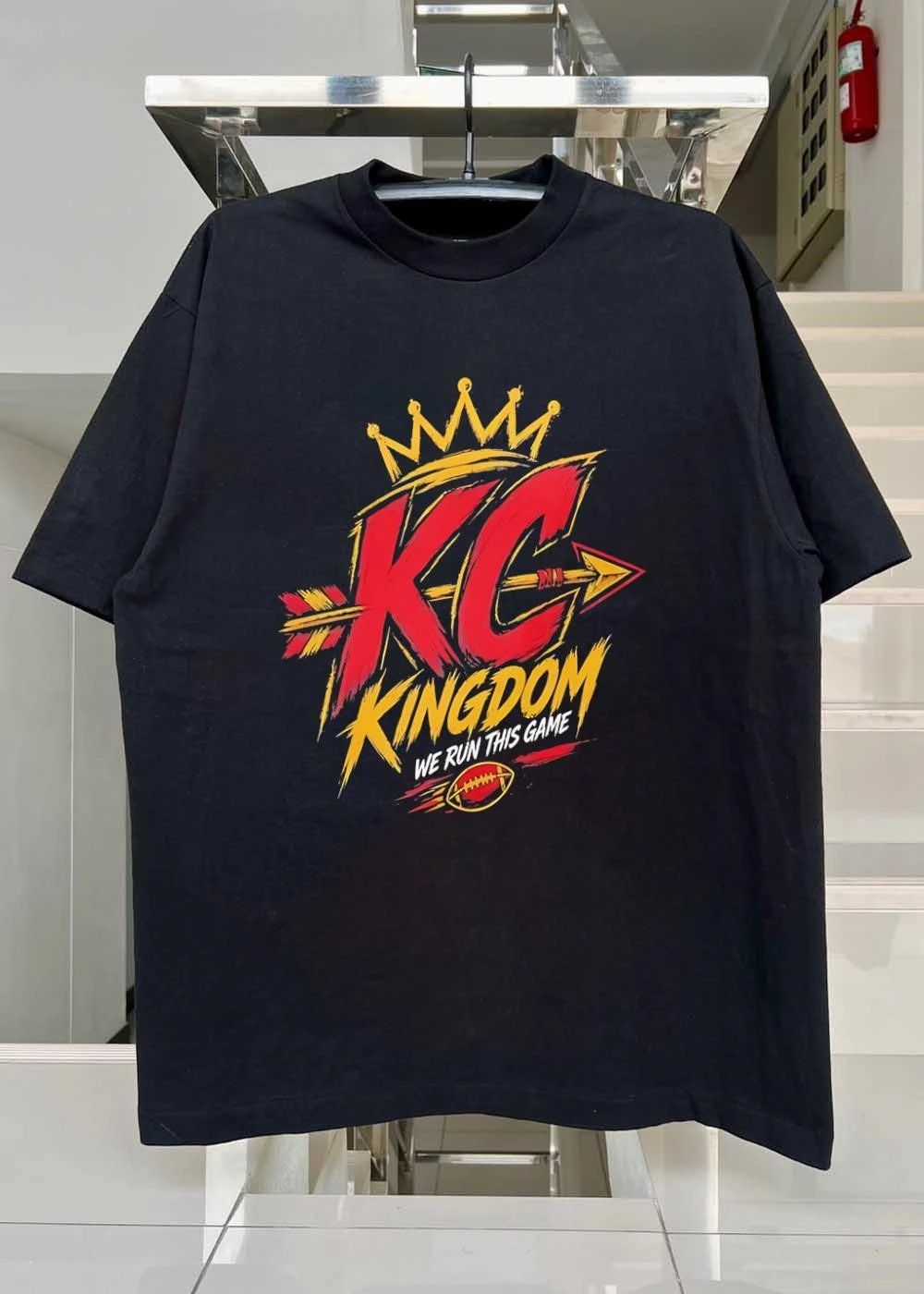 Kc Kingdom We Run This Game Kansas City Chiefs T-Shirt
