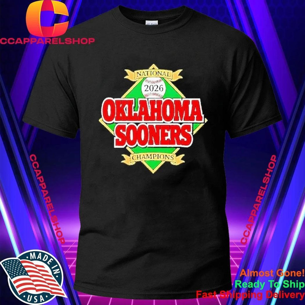 Oklahoma Sooners Baseball Mlb Champions 2026 National Diamond Shirt