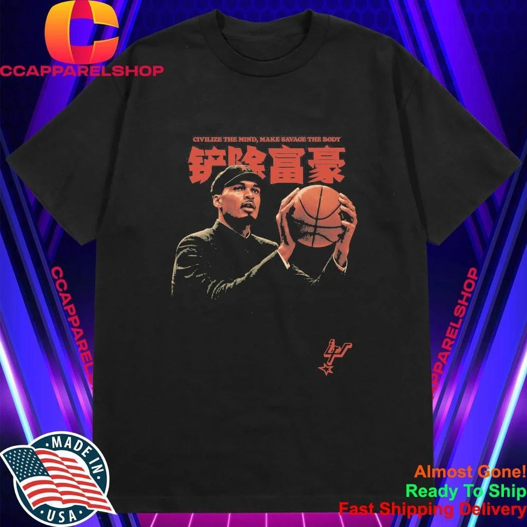 Comrade Wemby Civilize The Mind Make Savage The Body Shirt