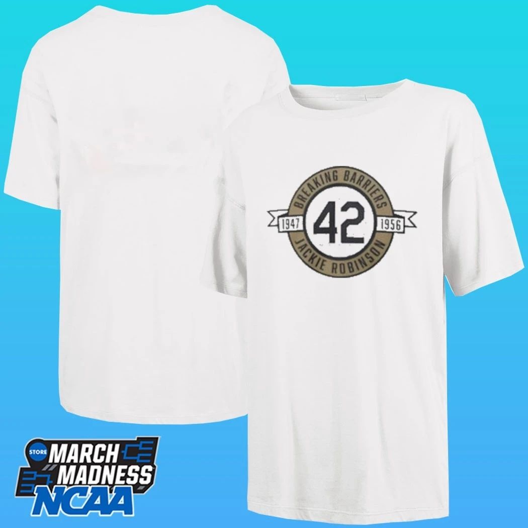 Celebrates Breaking Barriers No 42 Jackie Robinson 1947 1956 Shirt