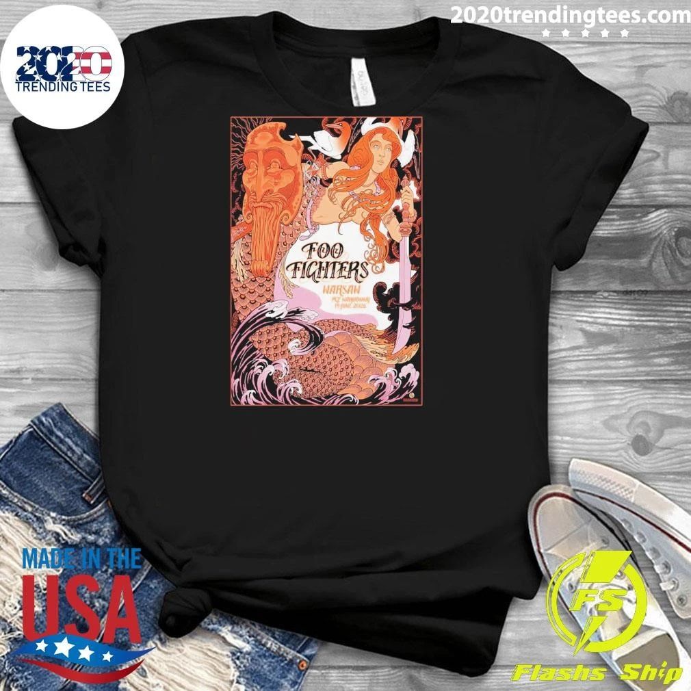 Foo Fighters Warsaw Pge Narodowy Poland June 15 2026 Shirt