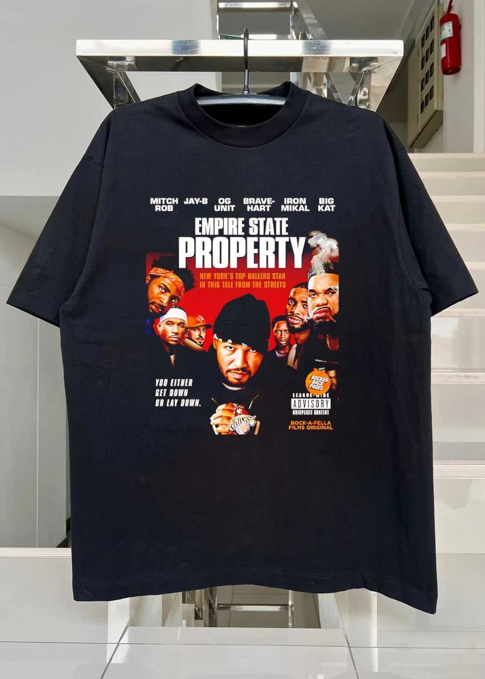 Bock-A-Fella Films Original Empire State Property New York Top Ballers Shirt