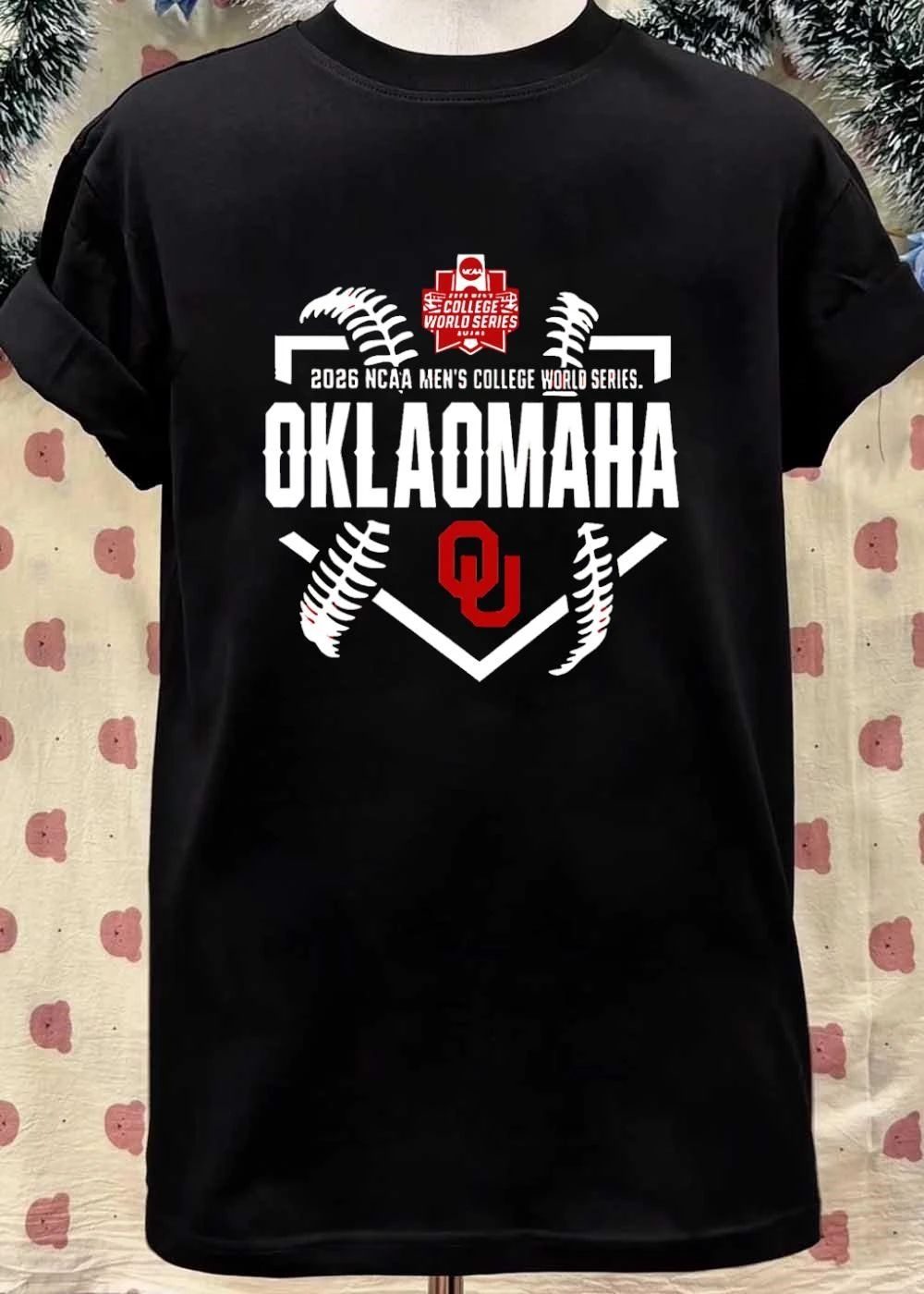 NCAA Men’s College World Series OKLAOMAHA Oklahoma Sooners T-Shirt