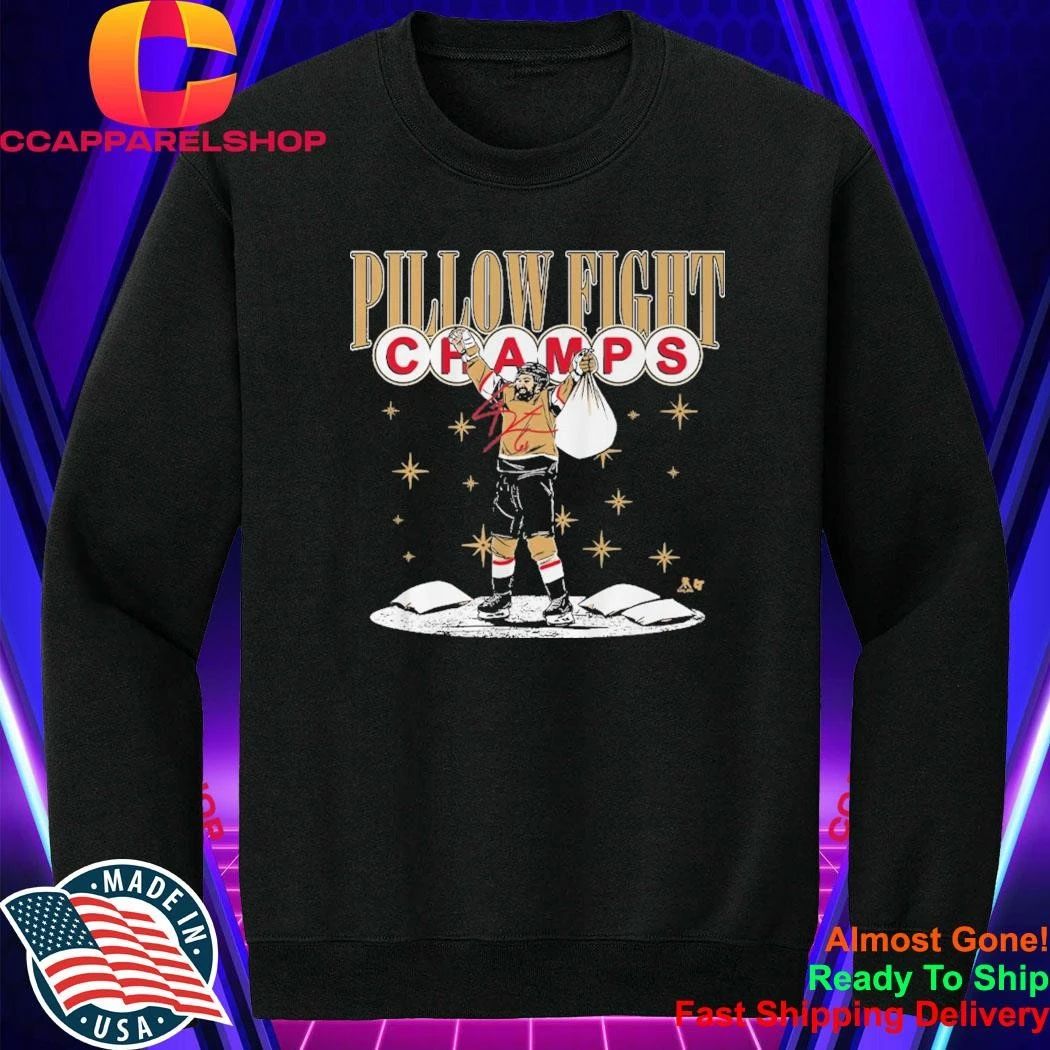 Vegas Golden Knights Hockey Pillow Fight Champs Signature Shirt
