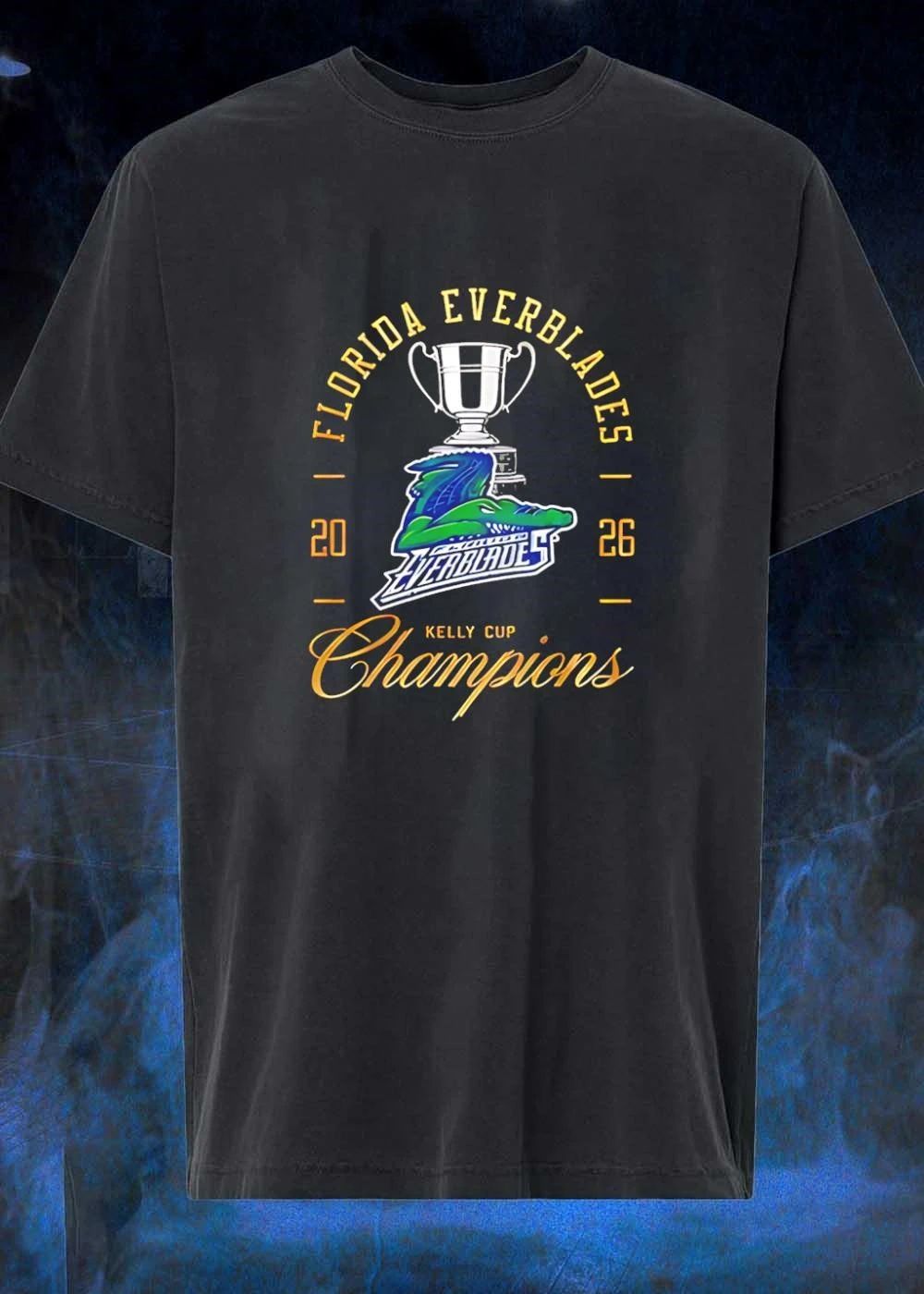 Kelly Cup Champions – Florida Everblades 2026 Celebration T-Shirt