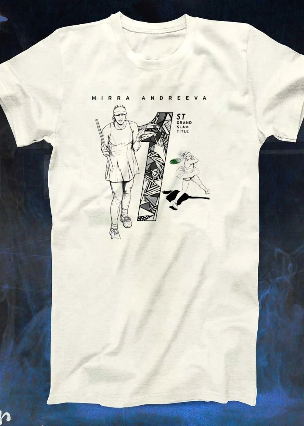 Mirra Andreeva 1st Grand Slam Title Tennis T-Shirt