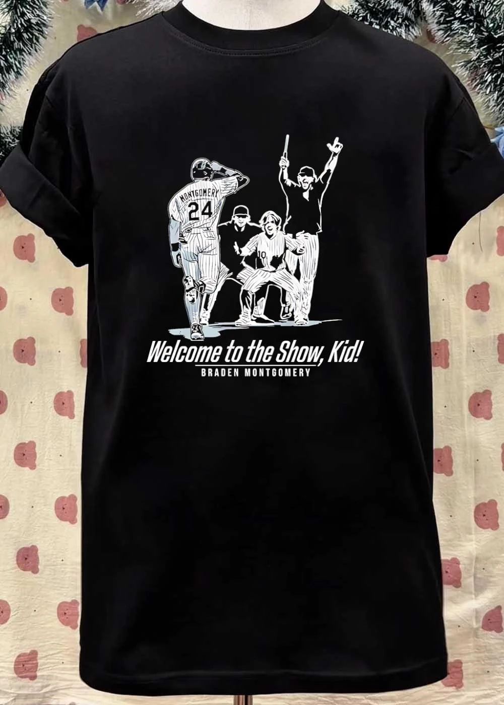 Braden Montgomery Welcome to the Show Kid Texas A&M T-Shirt