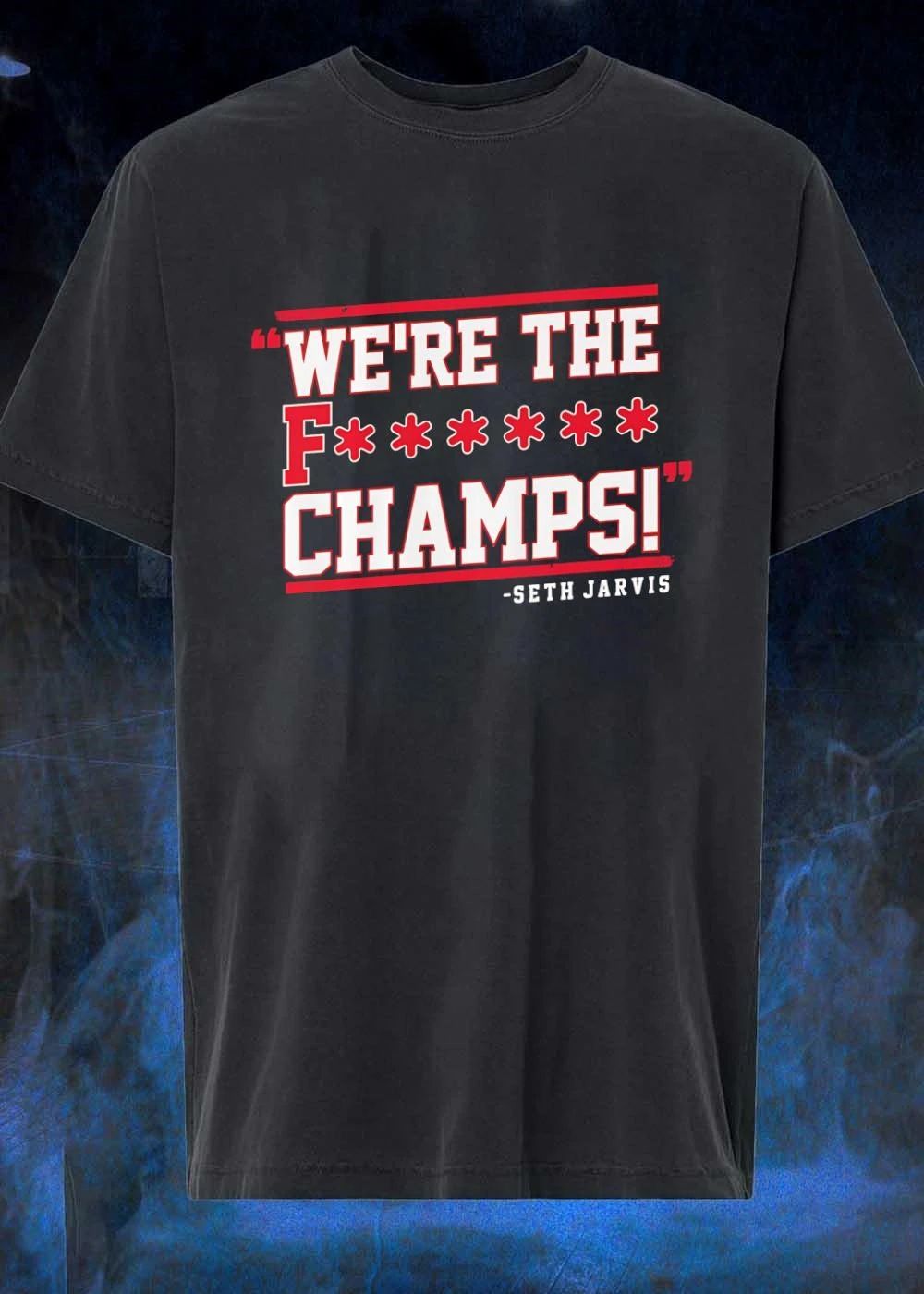 Seth Jarvis Quote We Are The F Champs Carolina Hurricanes shirt
