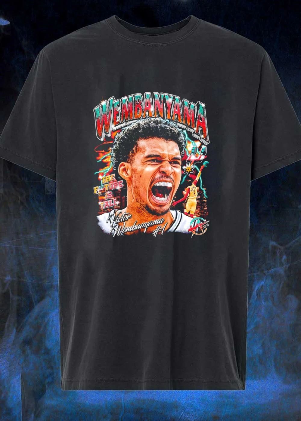 Victor Wembanyama #1 The Future Is Tall San Antonio Spurs T-Shirt