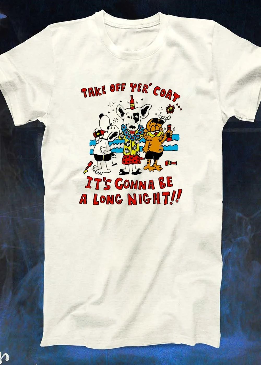 Take off yer coat it’s gonna be a long night shirt