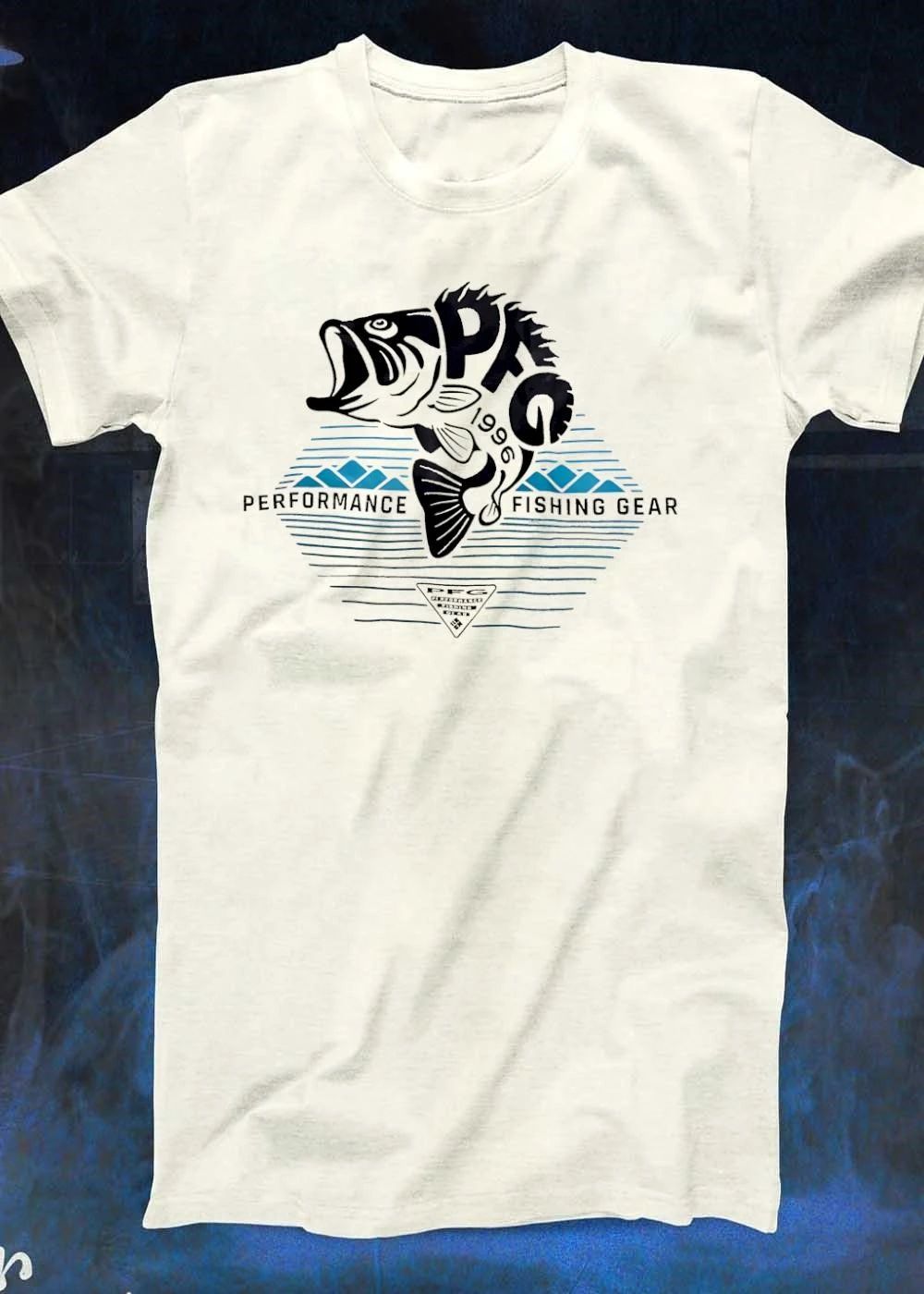 PFG Performance Fishing Gear 1996 Bass Fish Jumping T-Shirt