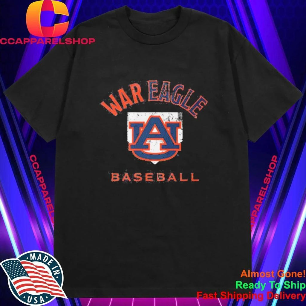 War Eagle Auburn Baseball Home Plate Shirt