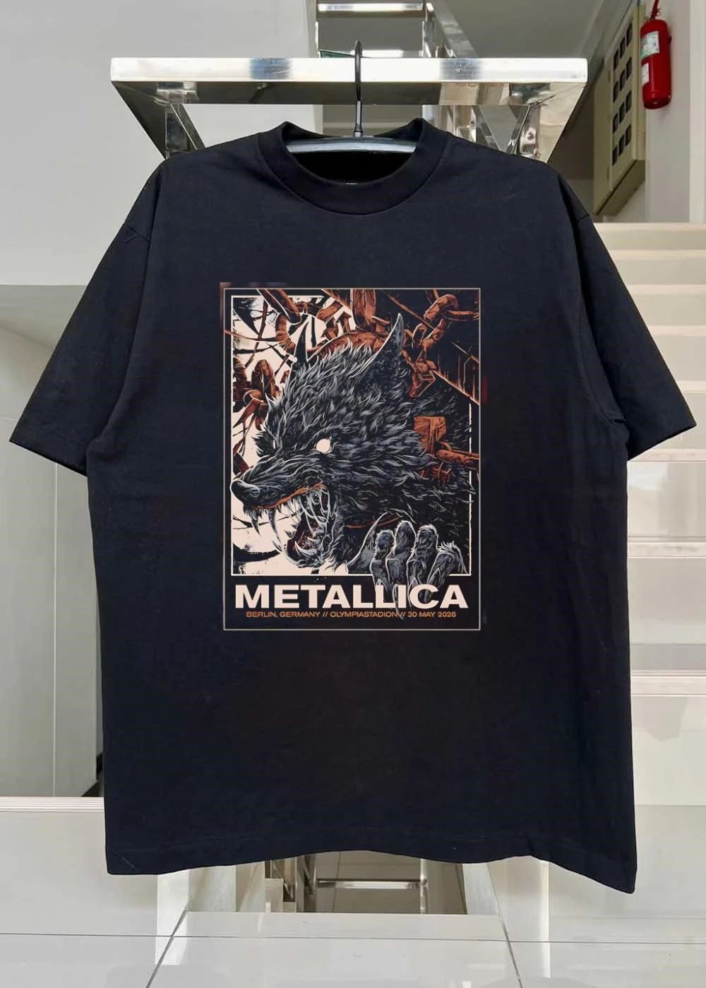 Wolf Metallica Metallica Berlin Germany Olympiastadion 30 May 2026 shirt