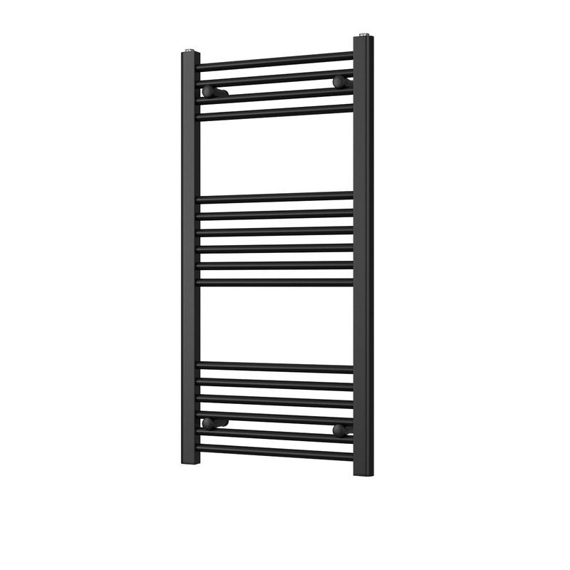 Zennor – Black Heated Towel Rail – H1000mm x W500mm – Straight