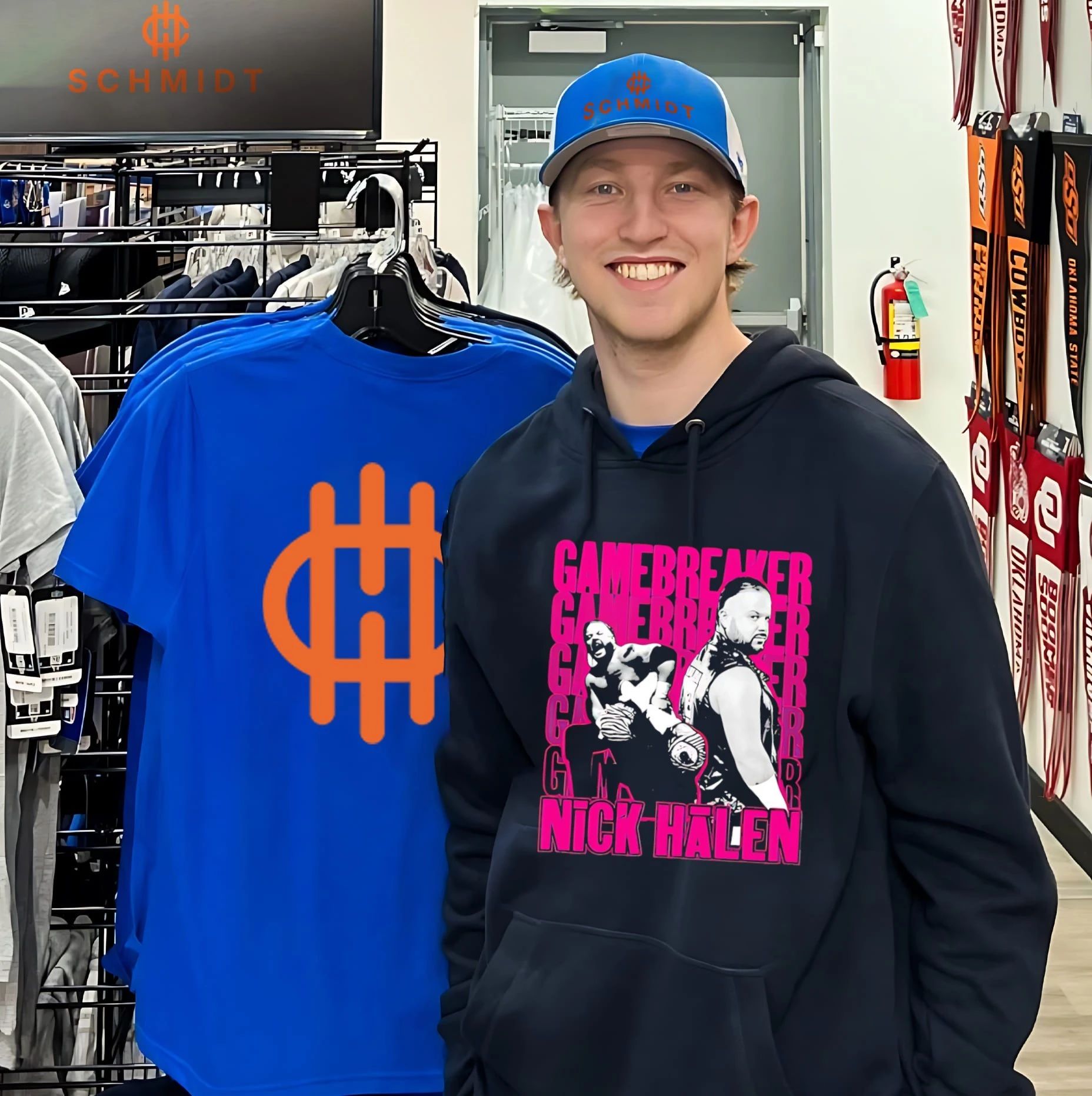 Nick Halen Gamebreaker professional wrestling shirt
