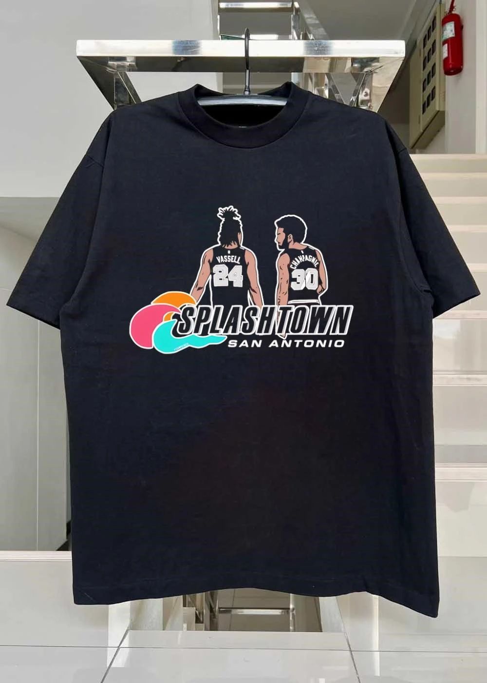 San Antonio Spurs Splashtown Devin Vassell Julian Champagnie T-Shirt