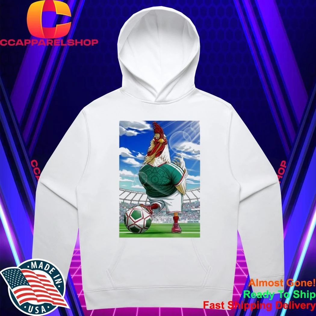 Rooster Fighter Mexican Soccer Fan Athlete Mayan Calendar Shirt