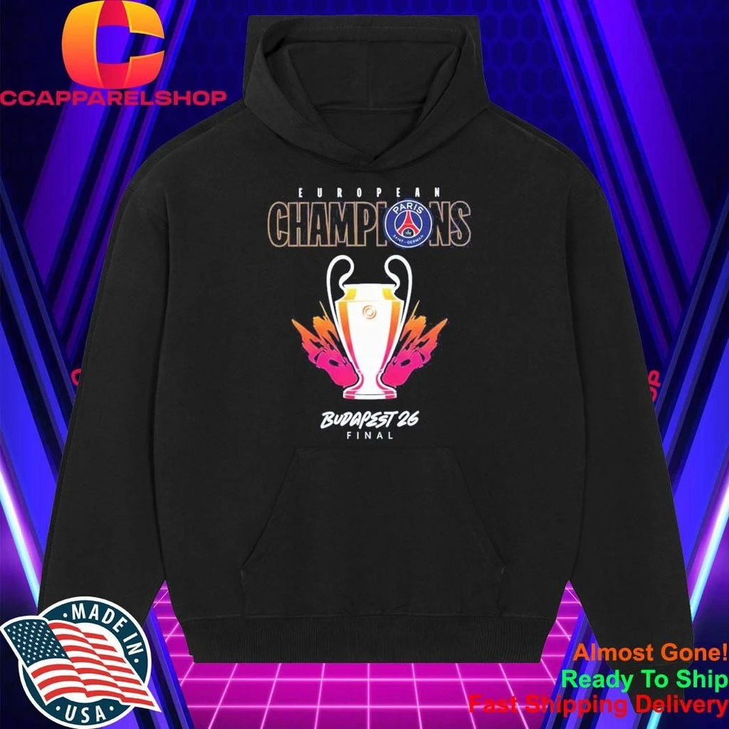 PSG Budapest 2026 UCL Final Winners shirt