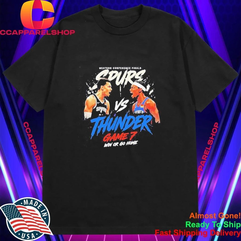 Victor Wembanyama vs Shai Gilgeous-Alexander NBA Game 7 Western Conference Finals Shirt