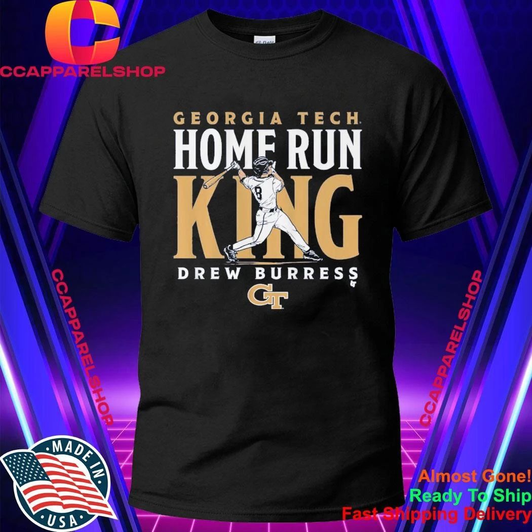 Georgia Tech Baseball Drew Burress Home Run King Shirt