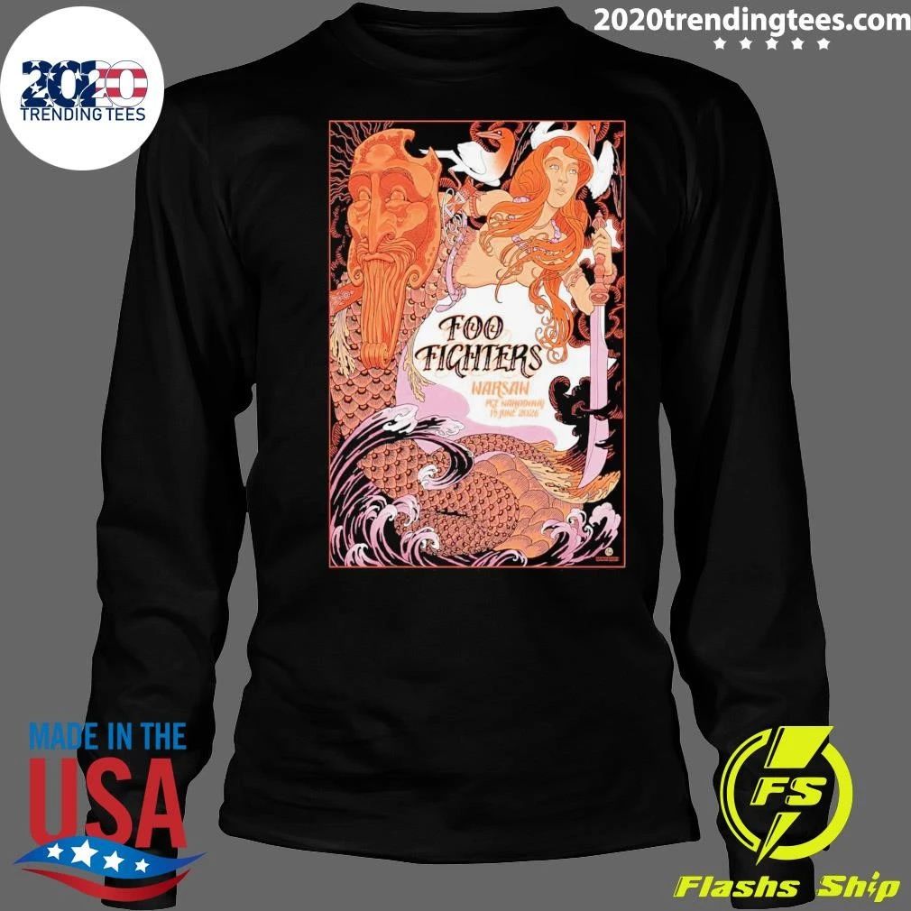 Foo Fighters Warsaw Pge Narodowy Poland June 15 2026 Shirt