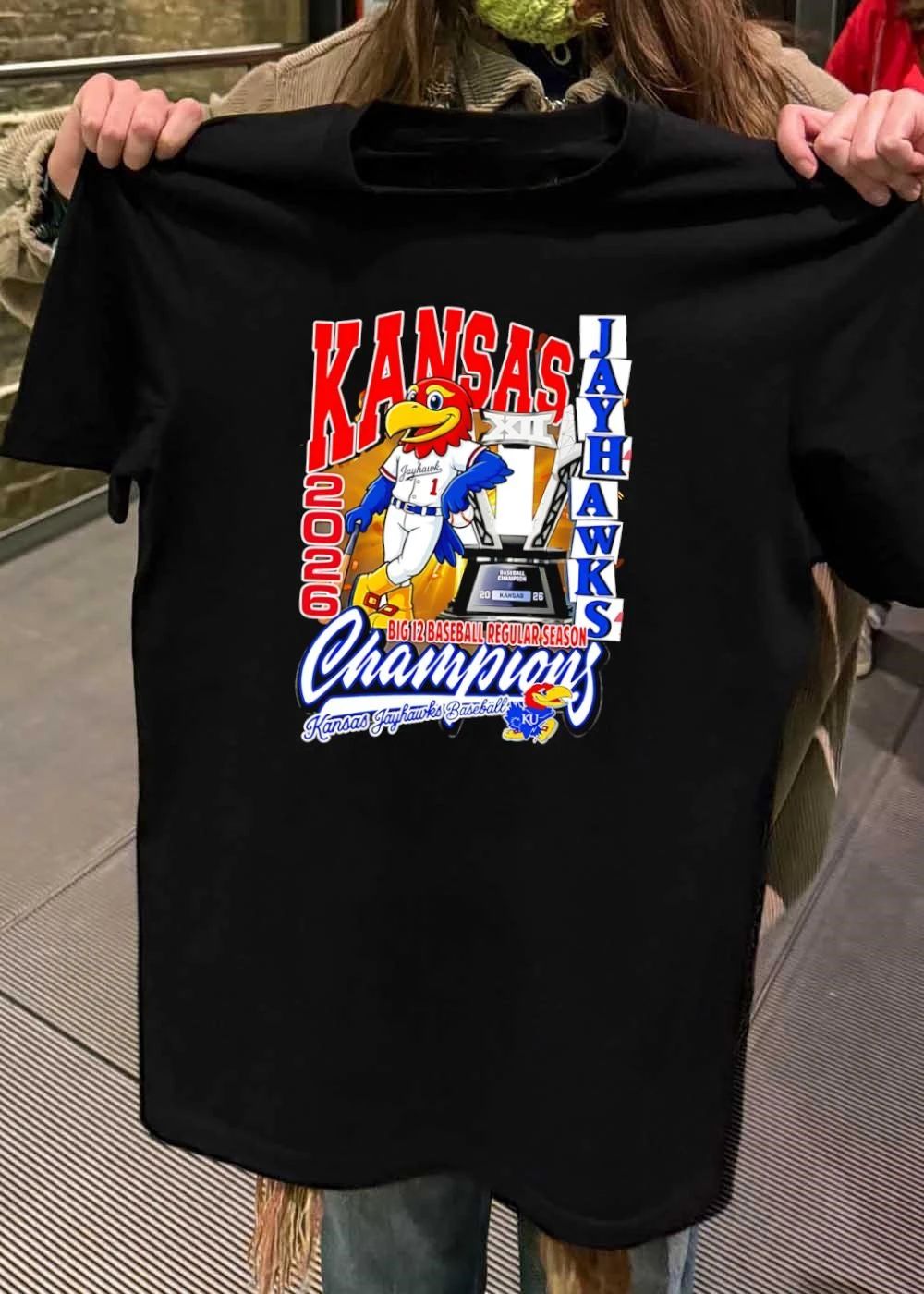 Kansas Jayhawks 2026 Big 12 Baseball Regular Season Champions Kansas Jayhawks shirt