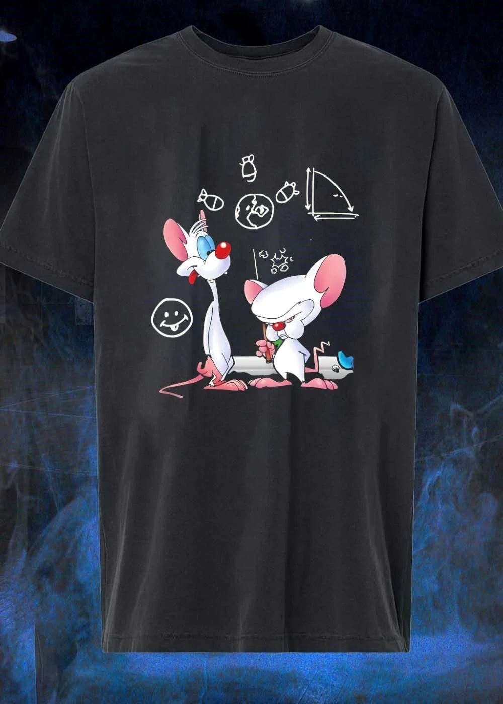 Pinky and the Brain Planning Global Destruction Graphic T-Shirt