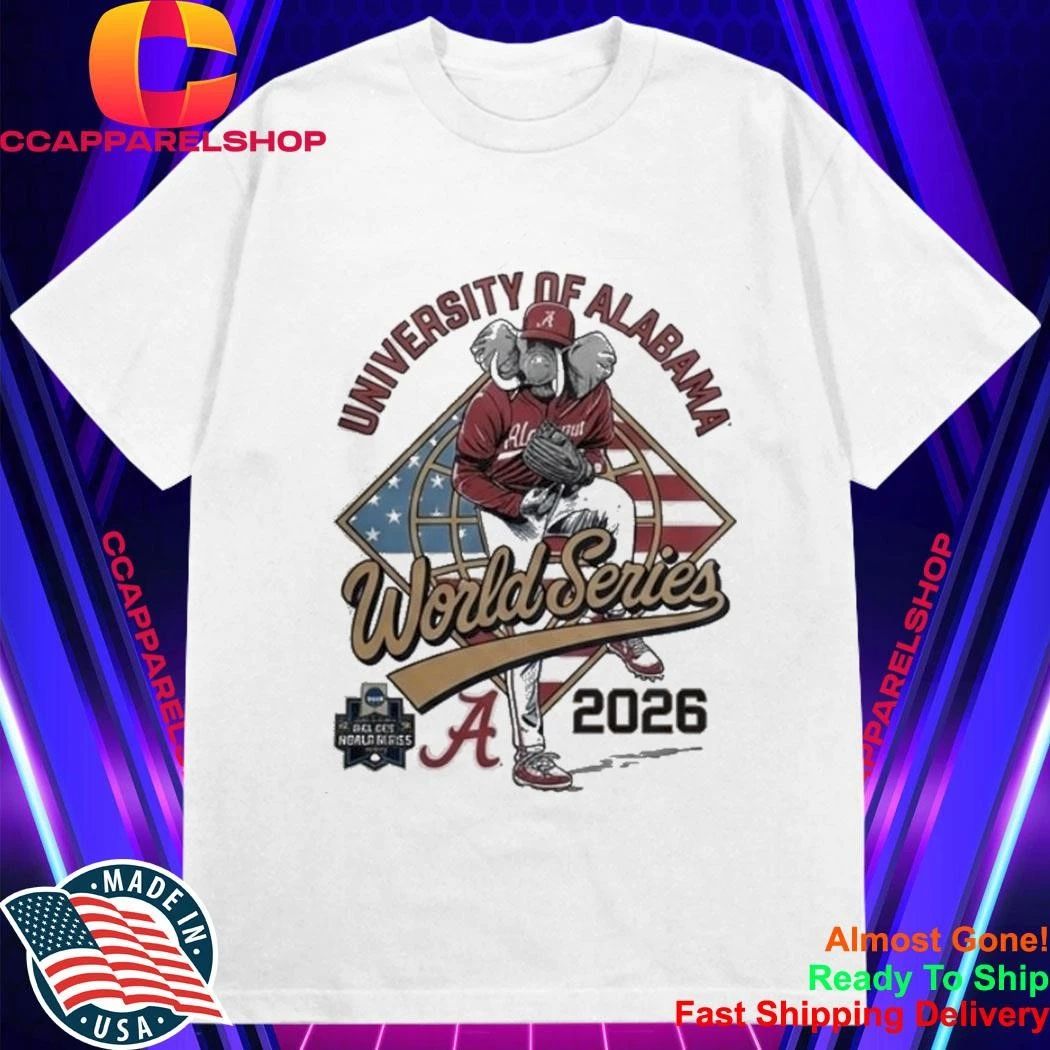 University Of Alabama Baseball World Series NCAA Men’s College Shirt