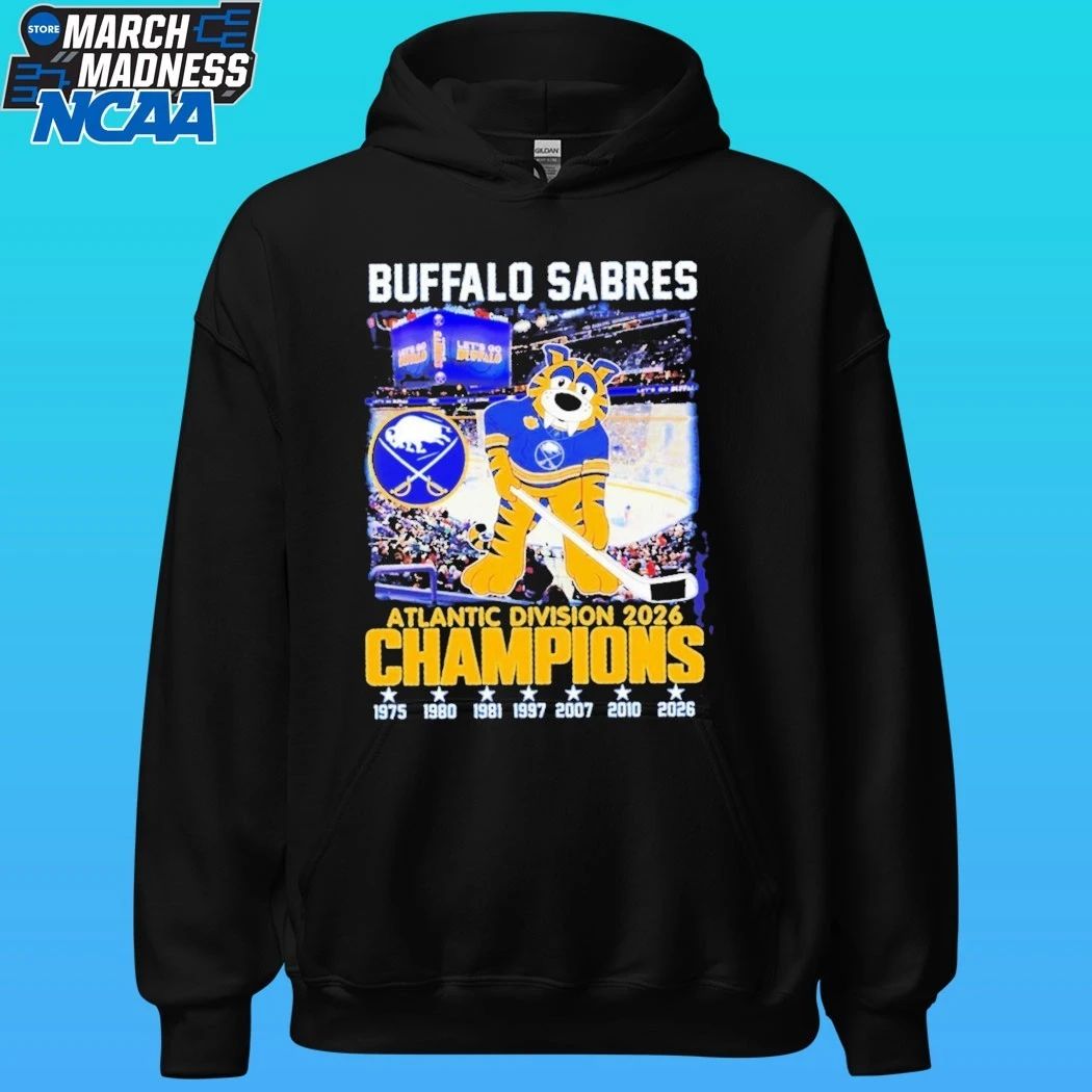 Buffalo Sabres Atlantic Division 2026 Champions 1975 2026 Shirt