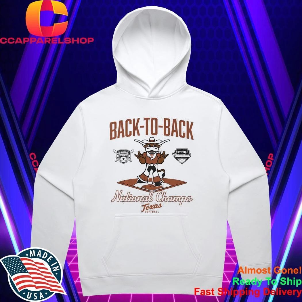 Texas Longhorns Softball Back-to-Back Champions Diamond Shirt