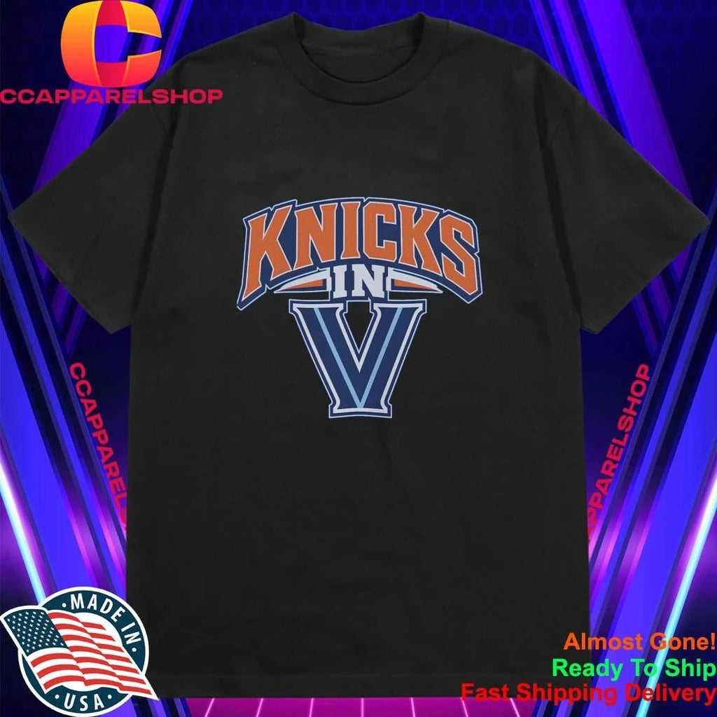 Knicks in 5 Villanova V Retro New York Basketball Shirt