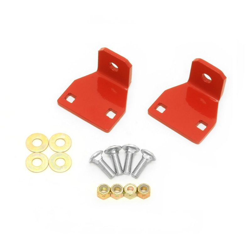 Rear Lower Control Arm End Link Mounting Brace 10-15 Chevy Camaro Red