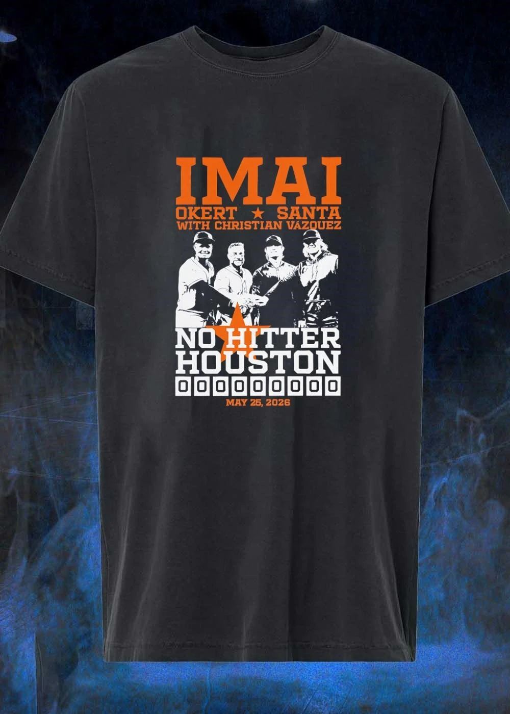 Imai Okert Santa Vazquez Houston No Hitter 2026 Shirt